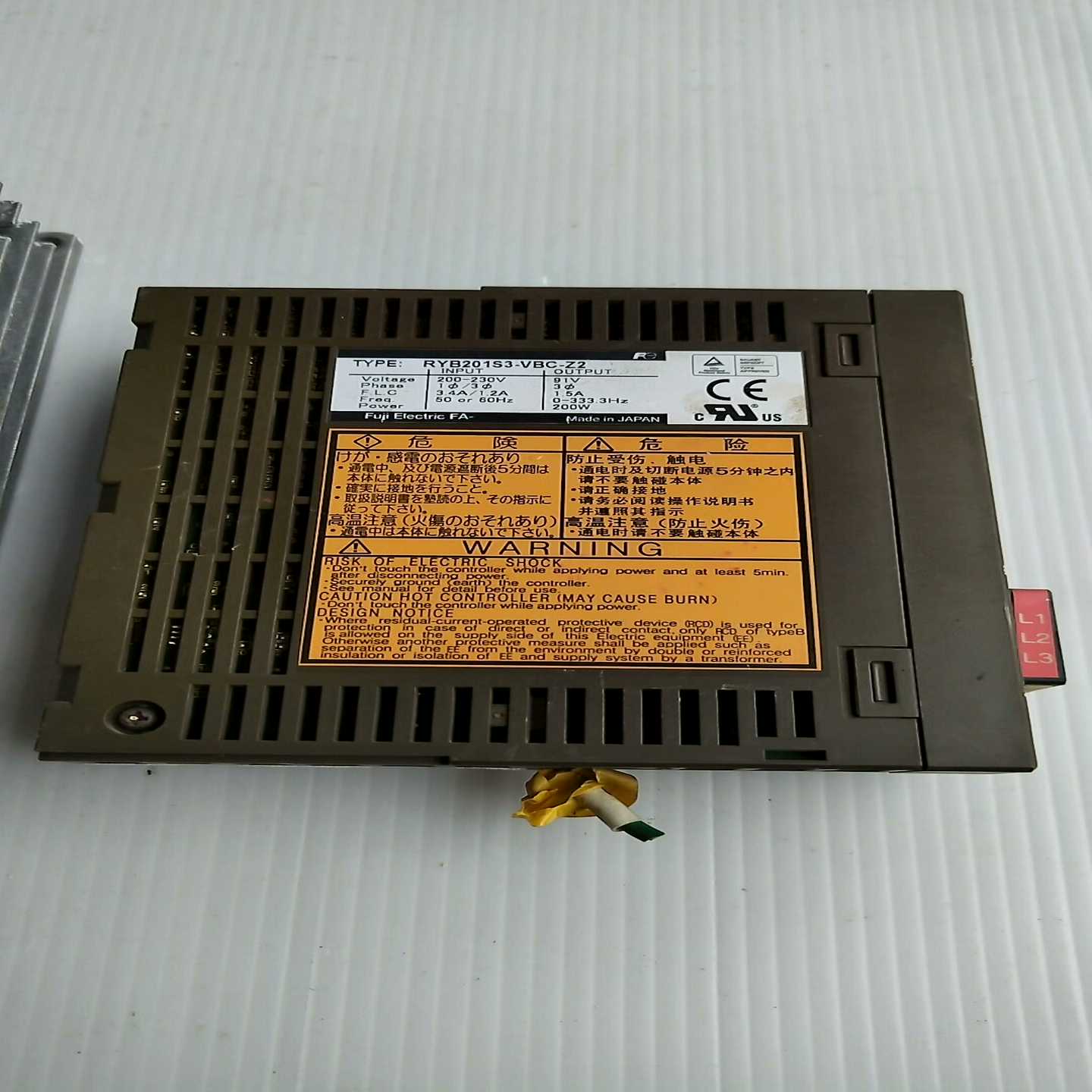 富士200W伺服驱动器RYC201S3-VBC-Z2议价