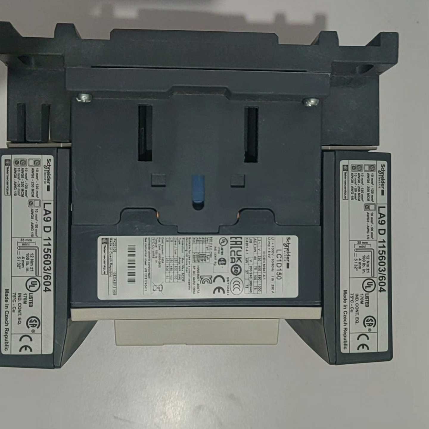 询价施耐德接触器LC1 D150Q7   捷克制造380V，进口议价