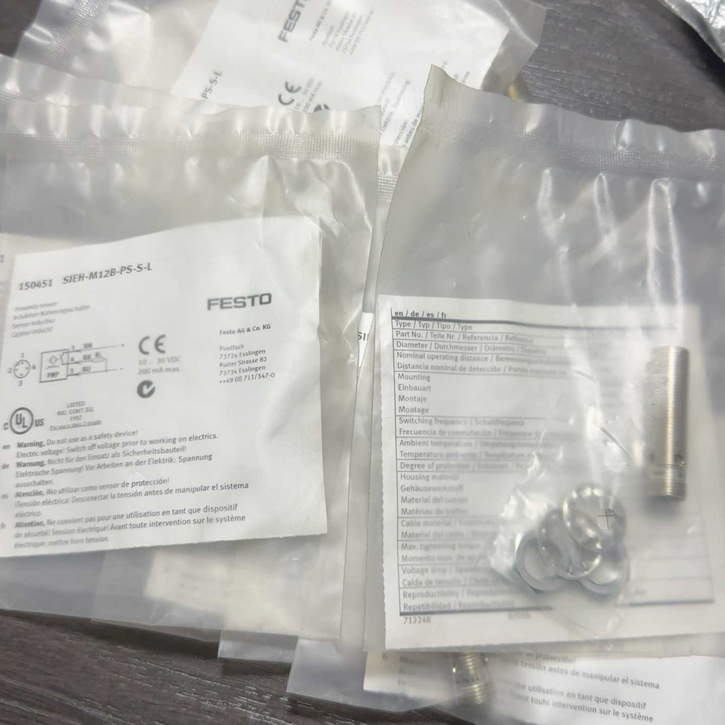 FESTOM12接近传感器150451SIEH-M12B询价