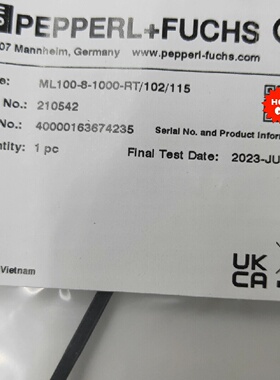 倍加福ML10081000RT1021拍前询价下单