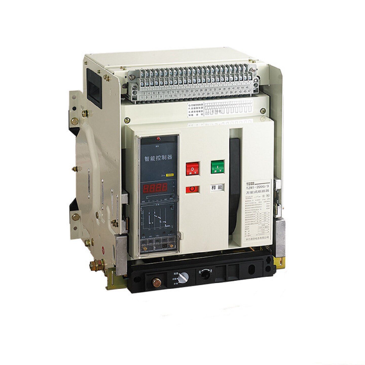 通泽智能型框架万能式断路器TZW1-2000-3200-4000-6300A抽屉式固
