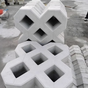 井字砖植草砖八字砖双八字草坪砖停车位砖草坪砖x砖蝴蝶背心砖