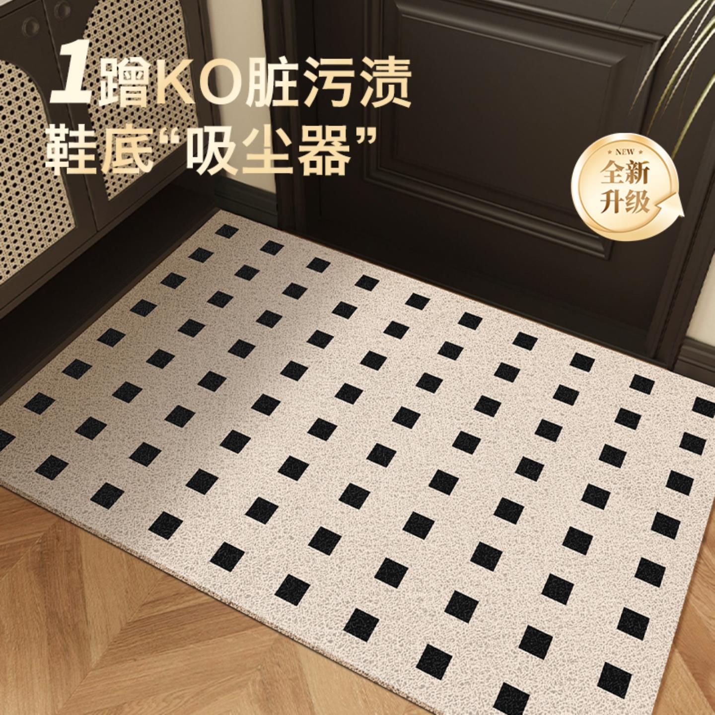 入户门地垫门口进门丝圈耐脏防滑垫子家用免洗玄关脚垫可裁剪地毯