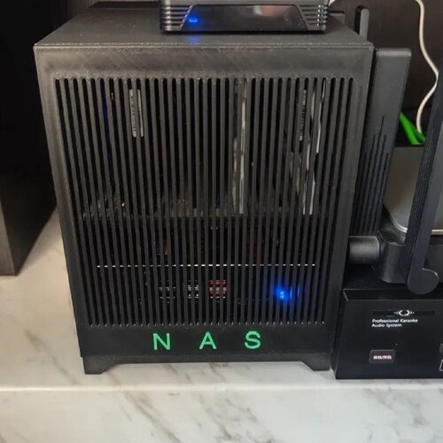 询价-NAS机箱N100软路由AllinOne六盘位纯机箱架