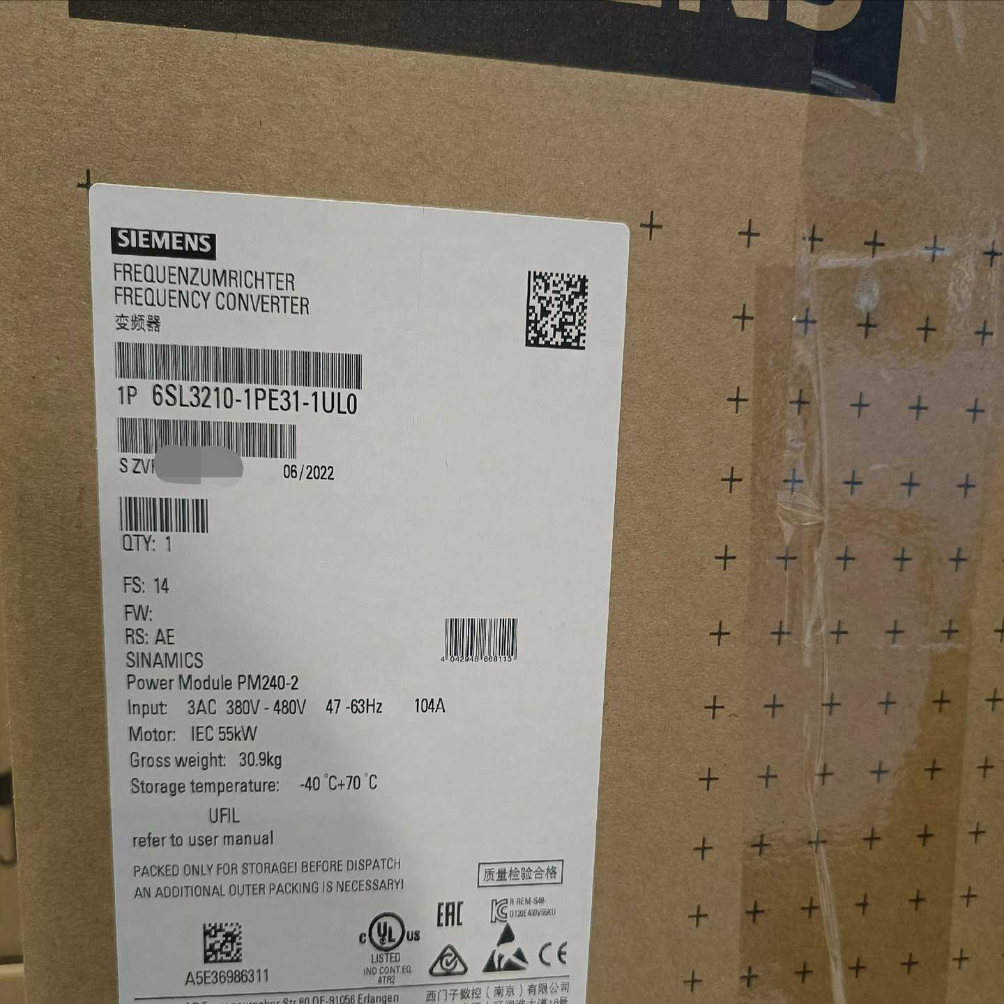 【议价】6SL3210-1PE31-1UL0现适用