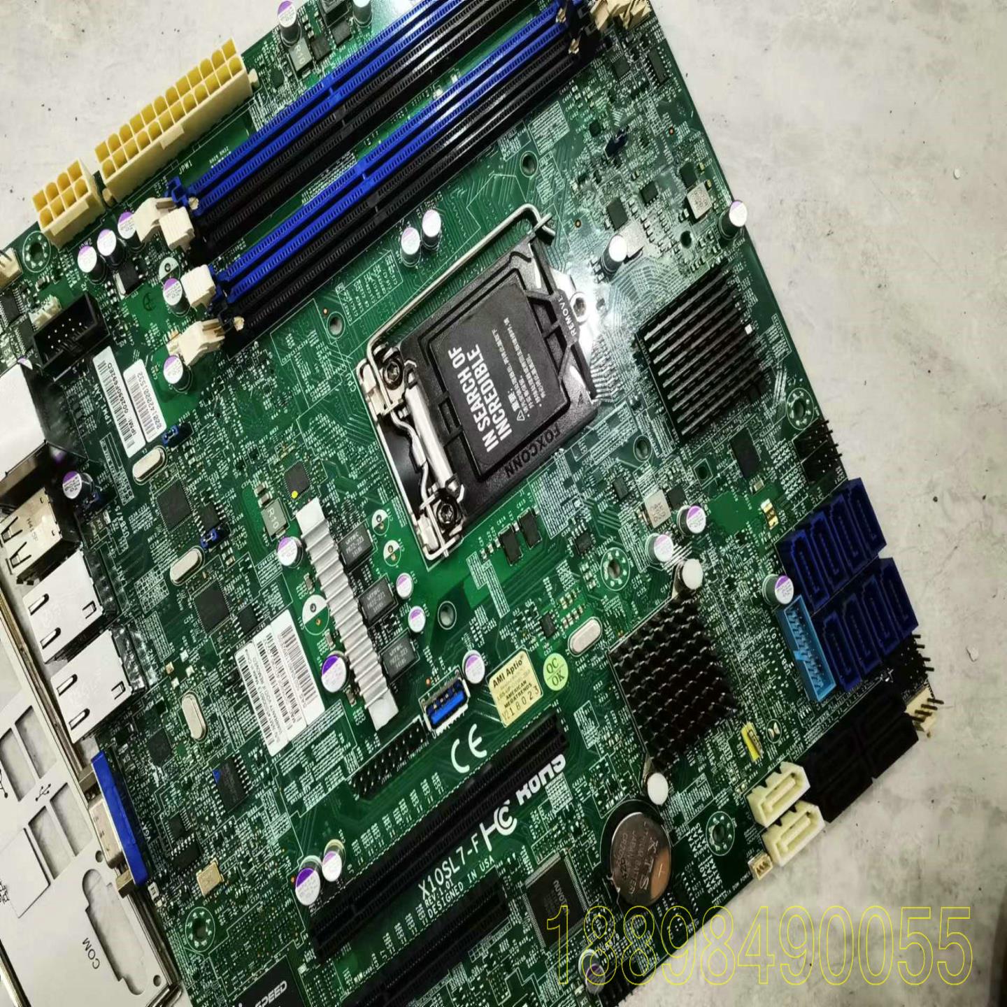 超微 X10SL7-F 单路服务器主板 1150针 集成LSI 2308 8口SAS现货