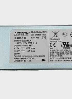 ARTESYN 7000138381000 A9K750WDC V03 341043502 750W POWER SUP
