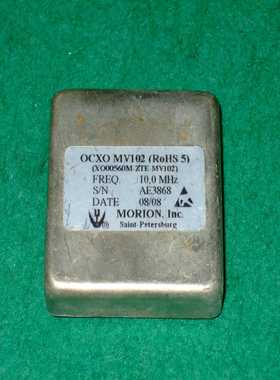 MORION摩里恩MV102OCXO恒温晶振输入12v，-议价