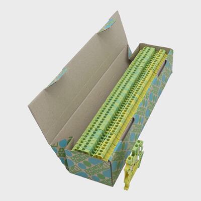 49x Phoenix Contact UT25TWINPE 3044539 SchutzleiterReihenkle