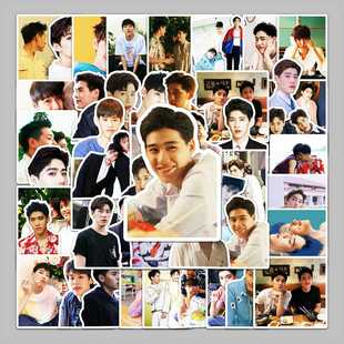 50张bkpp以你的心诠释我的爱行李箱贴纸影视剧手账本电脑装饰防水