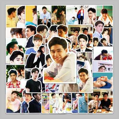 50张bkpp以你的心诠释我的爱行李箱贴纸影视剧手账本电脑装饰防水