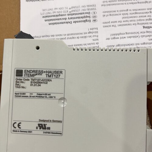 询》EH温度变送器TMT127A31DEA