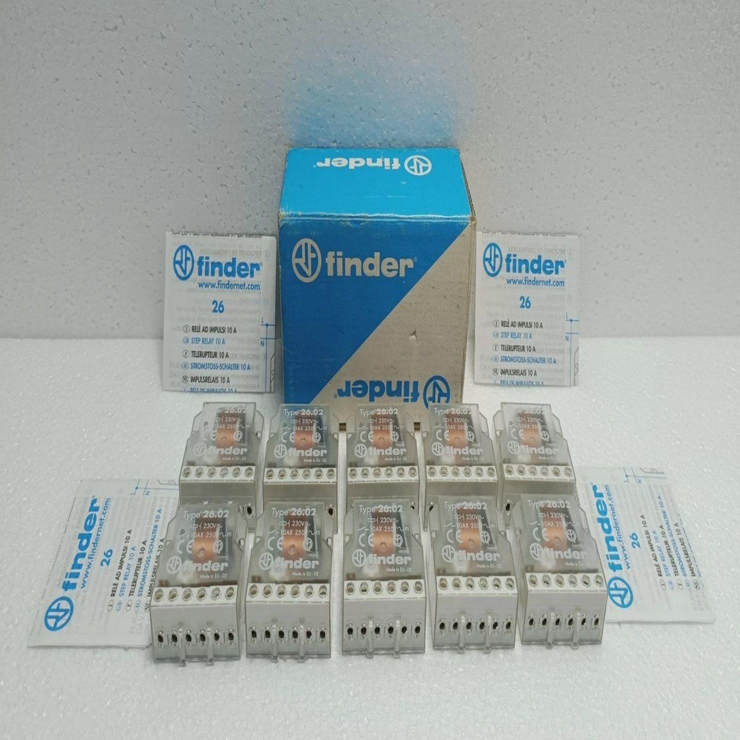 Finder26.02.8.230.0000步进继电器2NO230VAC10A250V10