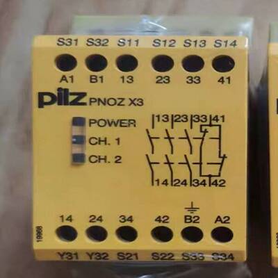 pilz皮尔兹X3774318安全继电器，未拆封询价