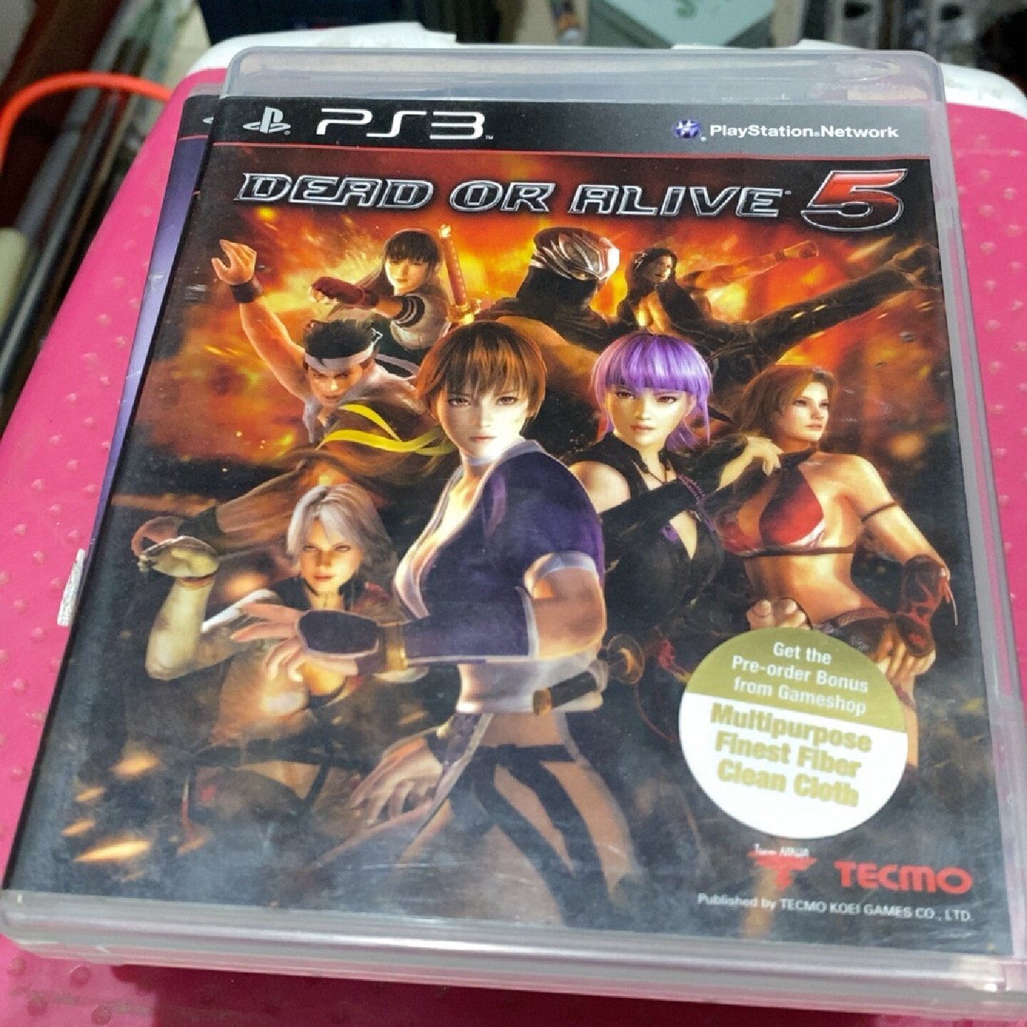 ps3死或生5DOA5港版盘无痕图片实拍品相如图-议价