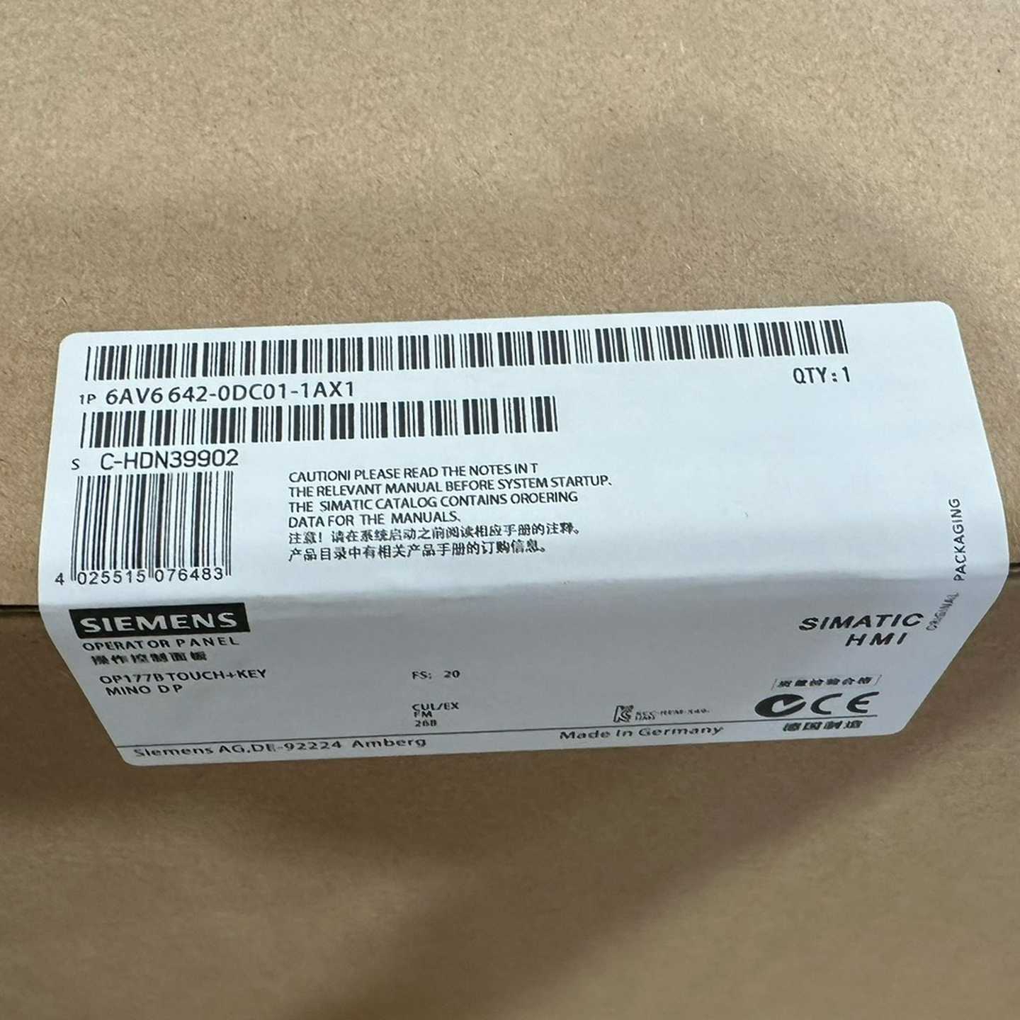 6AV6642-0DC01-1AX1西门子触摸屏-议价