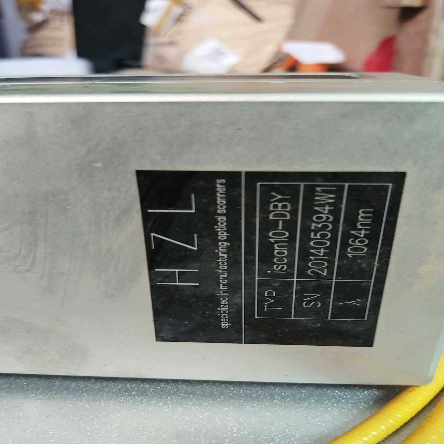 询价~HZL光纤机激光振镜头，型号iscan10-DBY，1064