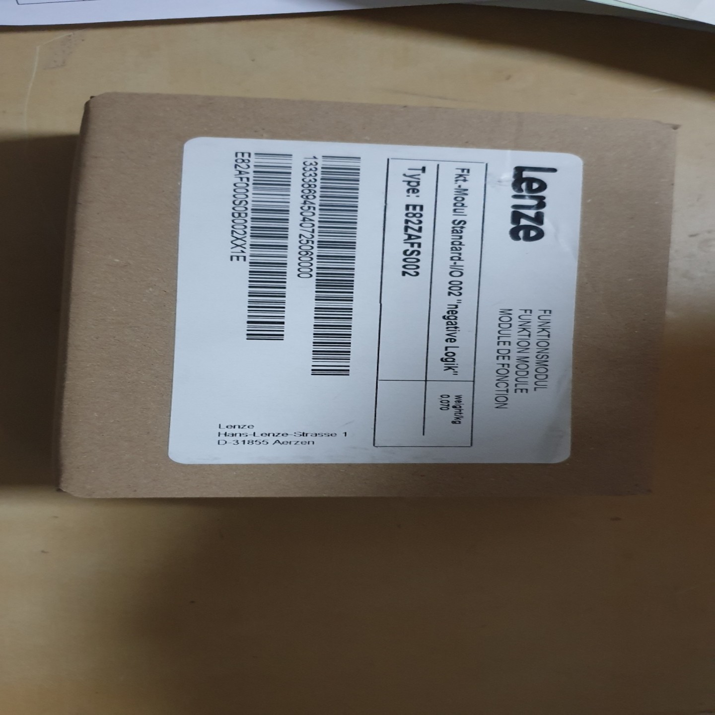 伦茨Lenze模块E82ZAFS002，罗兰胶印机专用，~议价