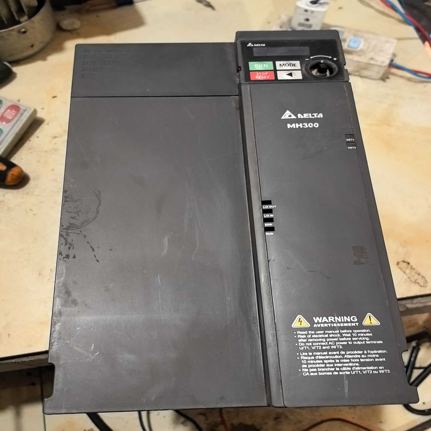 咨询-台达变频器VFD45AMH43ANSAA，型号是MH300系