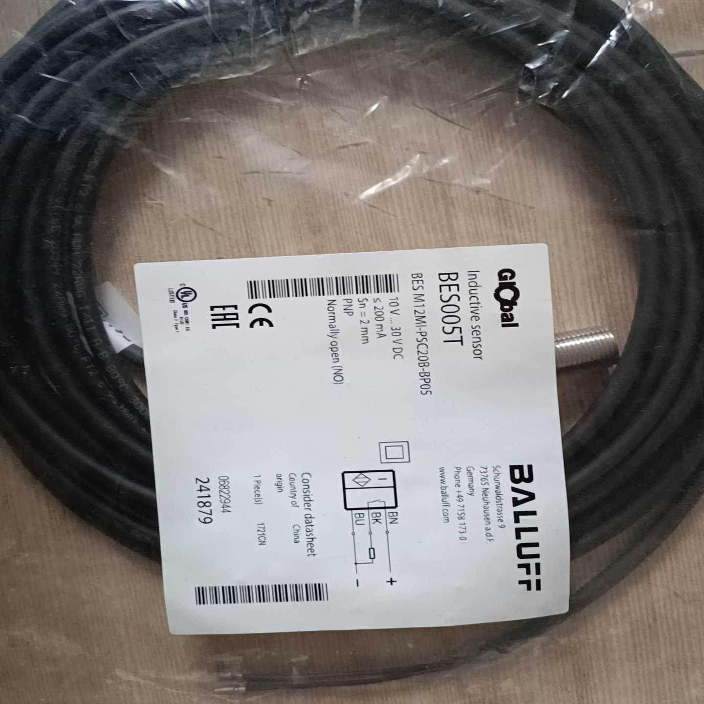 询价巴鲁夫接近开关传感器，，bes005t