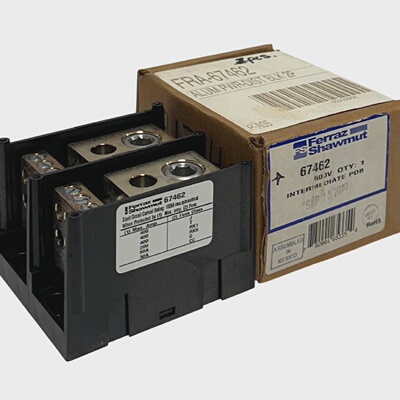 FERRAZ SHAWMUT 67462 POWER DISTRIBUTION BLOCK 2POLE 500MCM 6