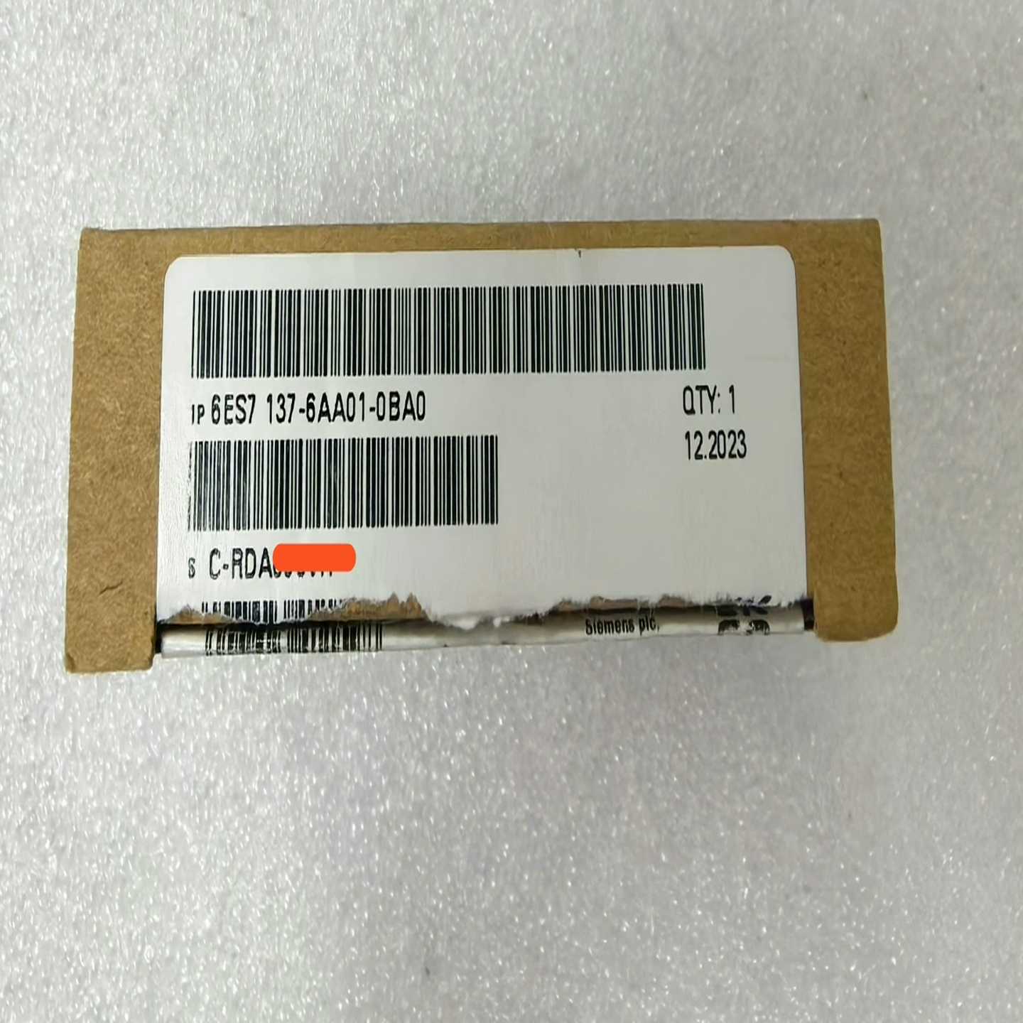 6ES7137-6AA01-0BA0西门子R年原装原