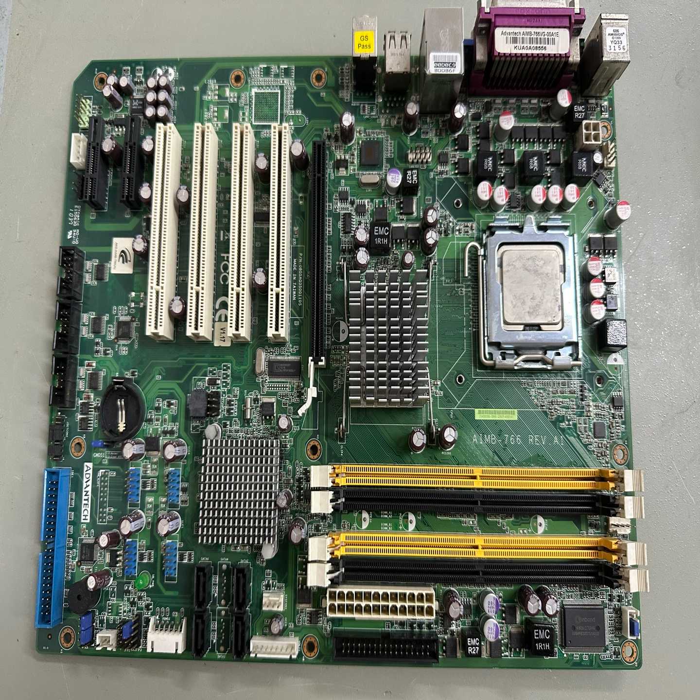 研华A|MB-766-REV.A1单网卡实物图~询价