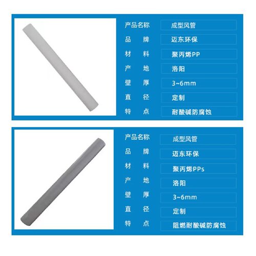pp化工废气处理通风管道大口径圆型光面定制出风口加厚防腐耐酸碱