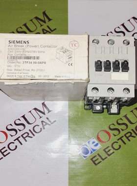 西门子3TF3400-0AP0电源接触器32AMP伏220伏免快速发货