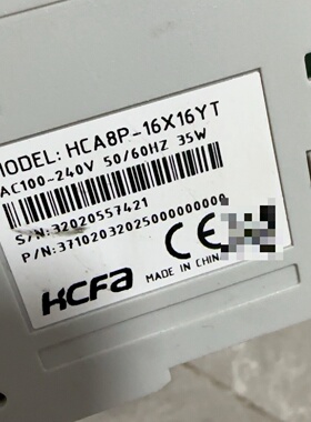 禾川PLCHCA8P16X16YT拆机货实物照片成