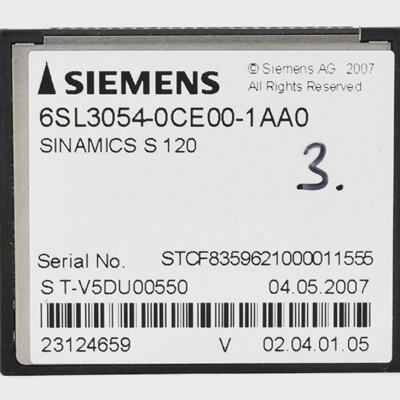 Siemens Sinamics S120 CompactFlash Card6SL30540CE001AA06SL3
