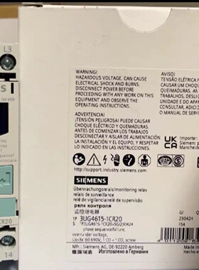 SIEMENS3UG46151CR20德国监