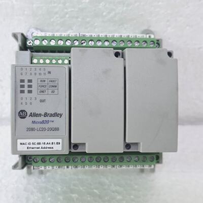 Allen Bradley 2080LC2020QBBR C Micro820 20Point Programmable
