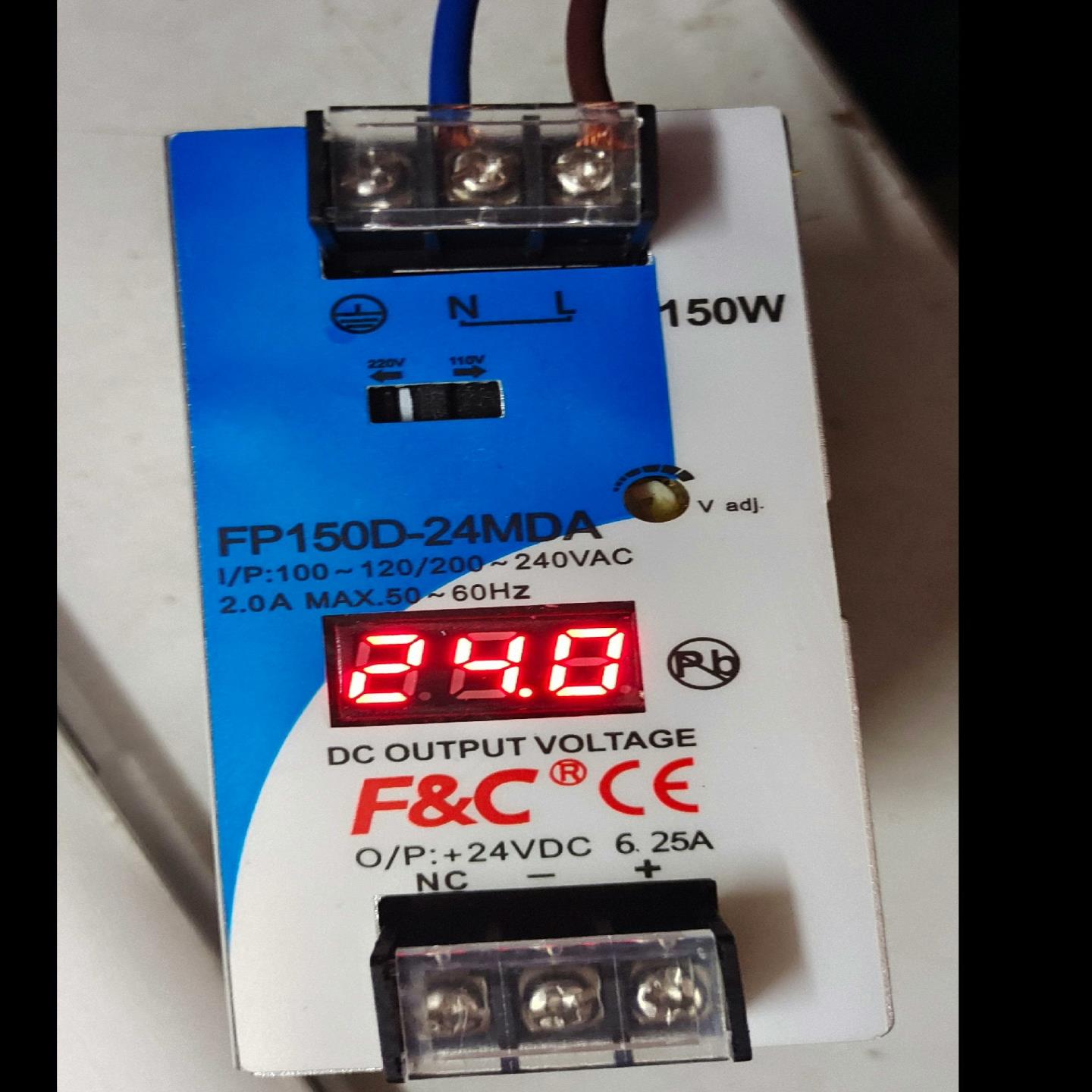 (询价)数显开关电源FP150D-24MDA,2台99新