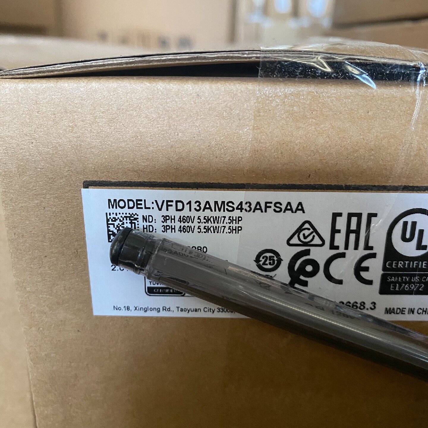 全新正品，VFD13AMS43AFSAA台达变频器滤波--议价商品