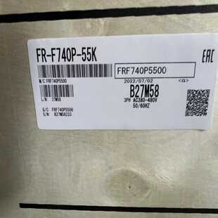 便宜卖 55K 三菱变频器FR F740P