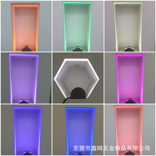 踢脚侧壁灯階梯燈楼梯窗台踏步墙角地脚灯 防水IP68防眩光嵌入式