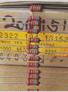 VISHAYPR021.5K2W1K5金属膜电阻代0.5W1/2W1W