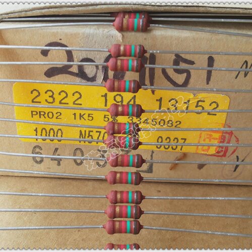VISHAYPR021.5K2W1K5金属膜电阻代0.5W1/2W1W