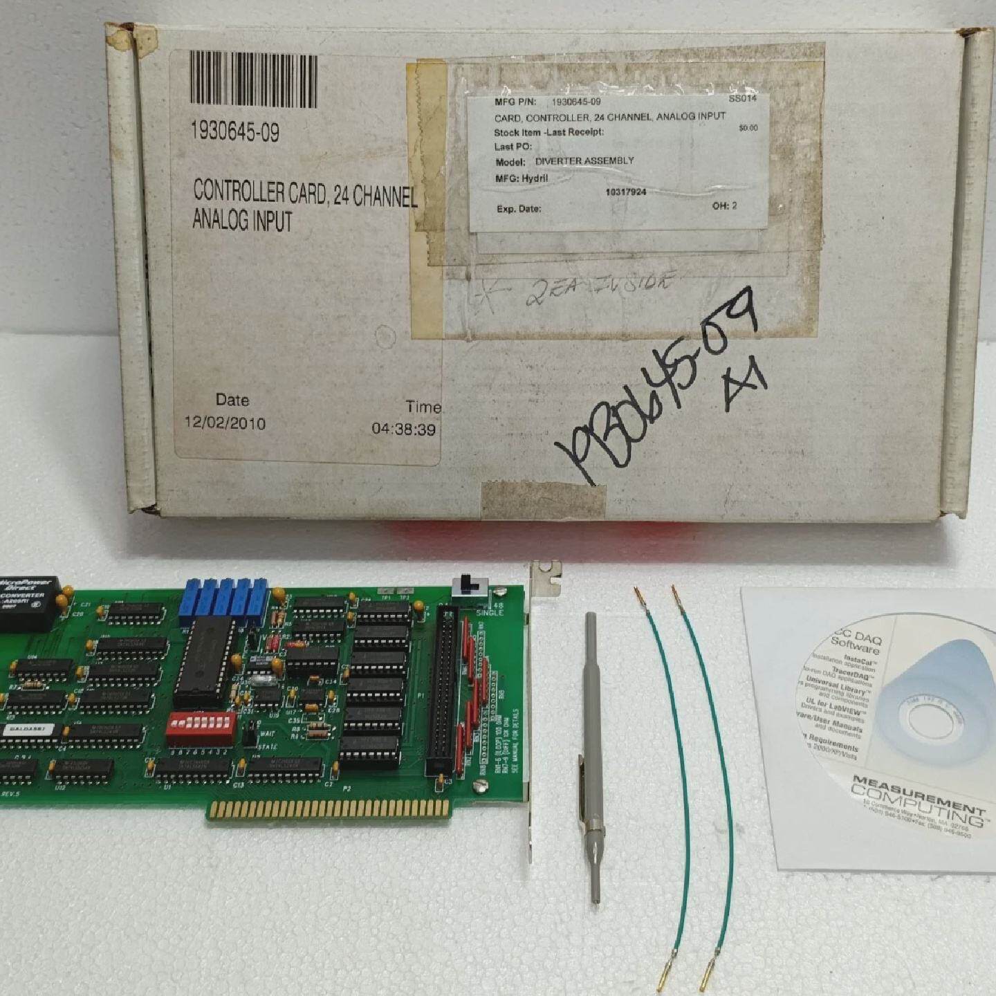 Measurement Computing 193064509 Controller Card 24 Ch Analog
