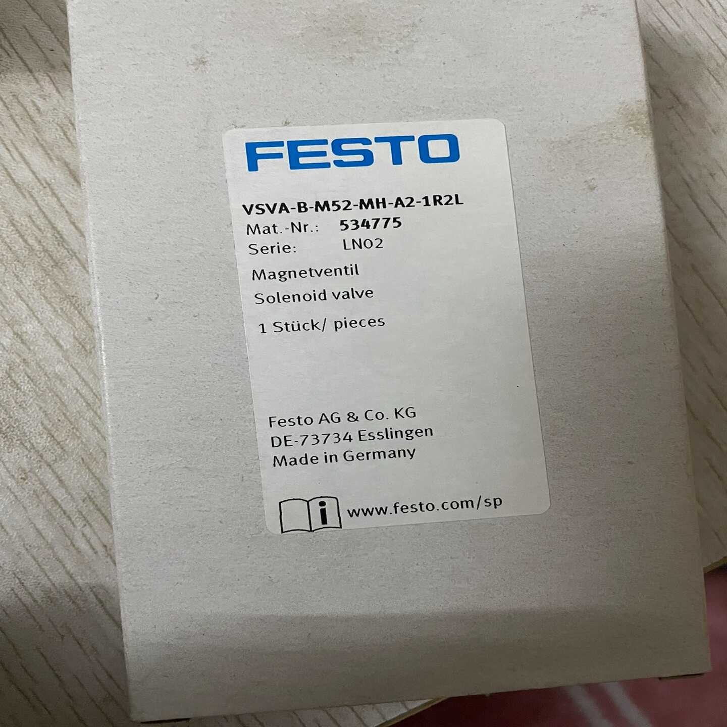 【议价】VSVA-B-M52-MH-A2-1R2L534775F