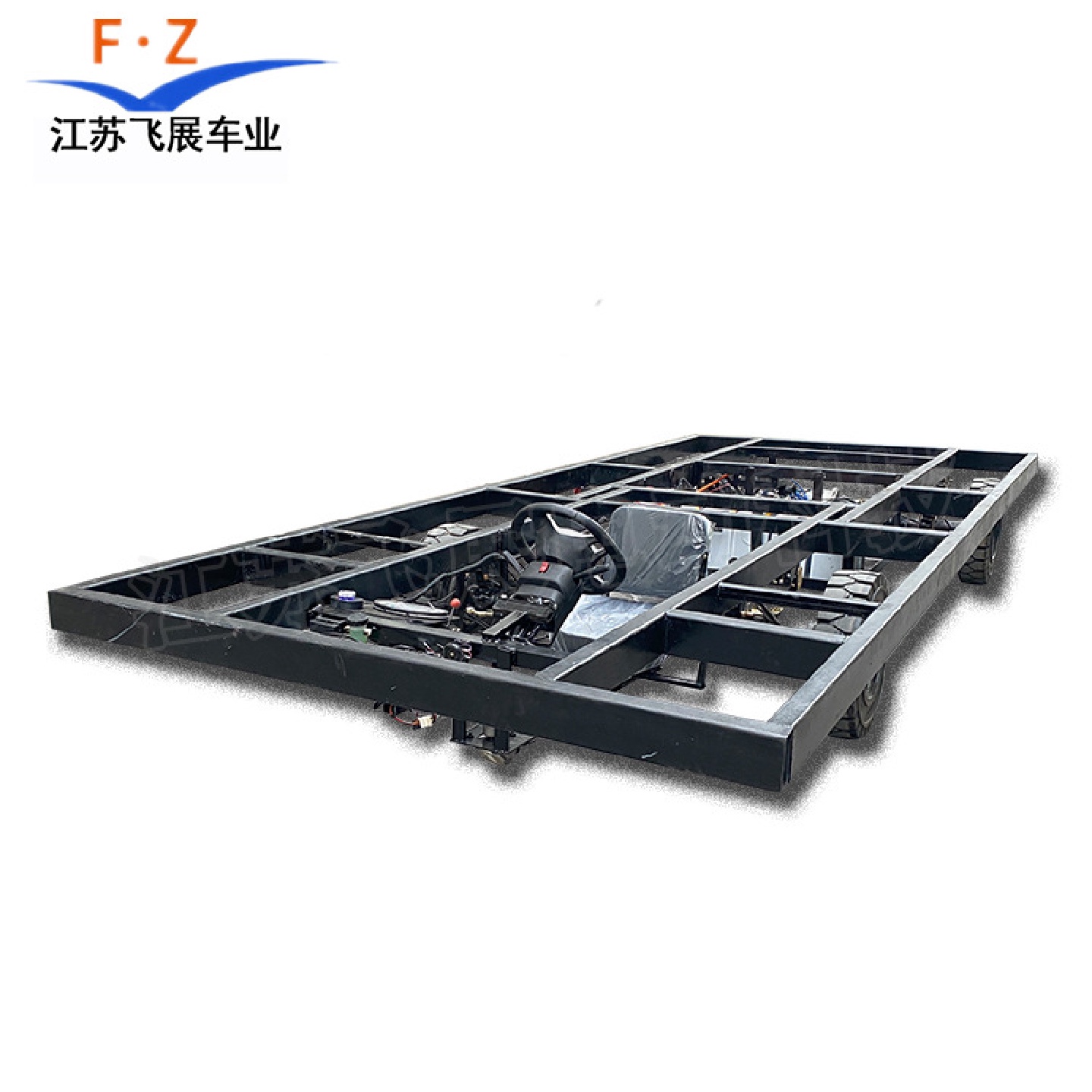 电动四轮底盘巡游花车彩车游览观光街景车底盘影视道具小吃车