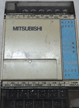 三菱PLCFX1S14MRESUL实物拍摄成色轻