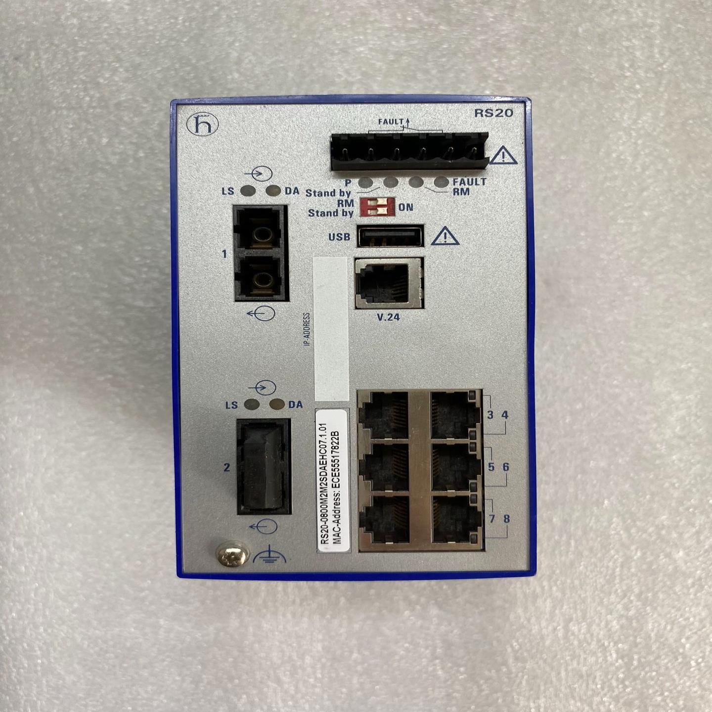 赫斯曼RS20工业光纤交换机，型号RS20-0800M2M2询价