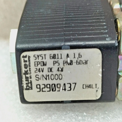 BURKET6011SOLENOIDVALVE24VDC4W2/2WAYPN0-6BAR929094