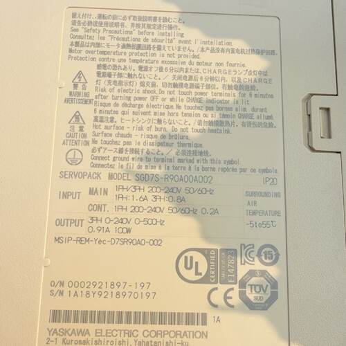 议价Yaskawa 100W Servo Set适用