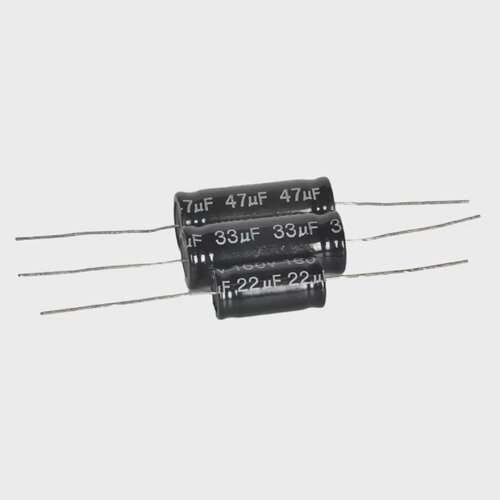 电解电容器160v22uf 160v33uf 160v47uf 穿心轴向有极卧式电容器