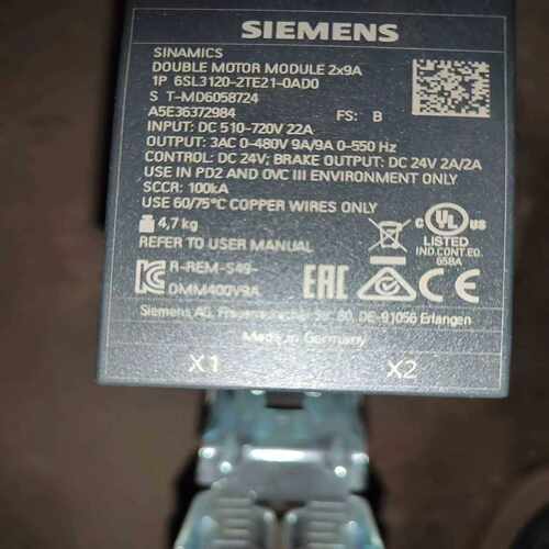 6SL3120-2TE21-0AD0双轴9A驱动器询价