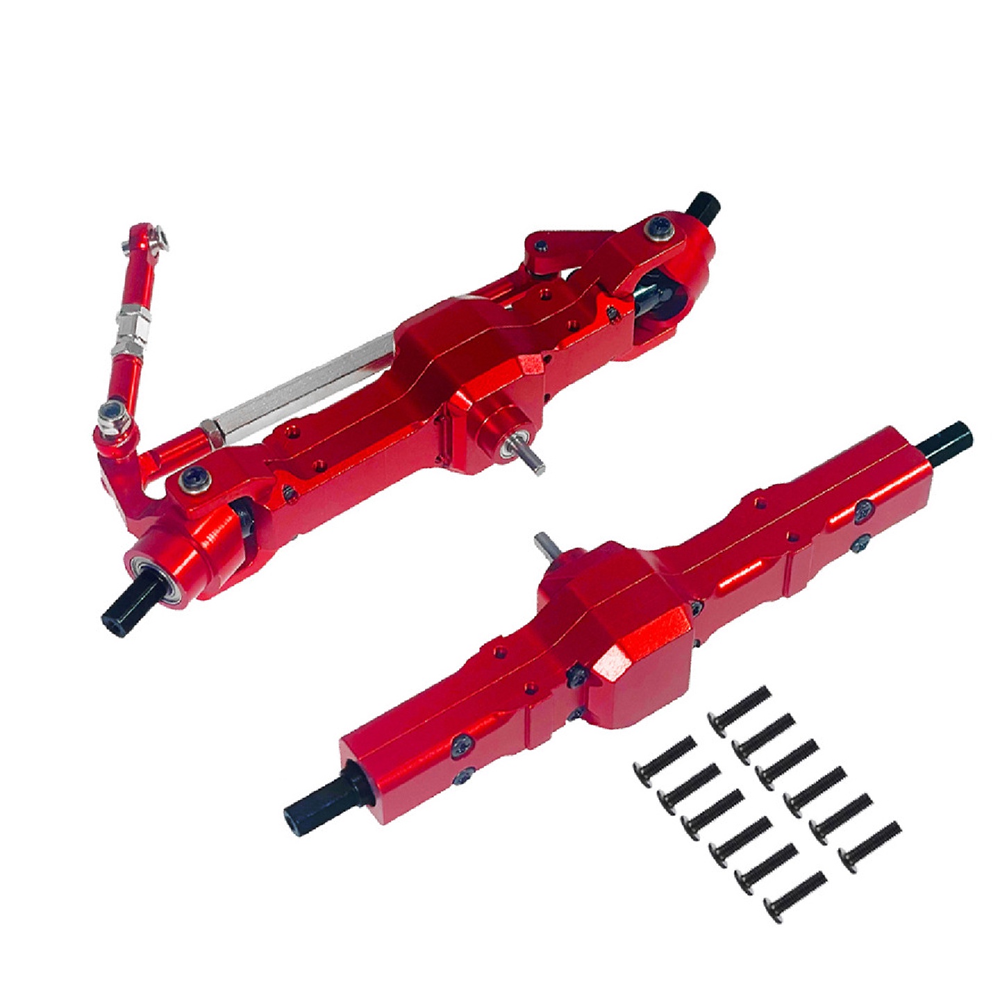 顽皮龙C14C24飞宇JJRC1/16遥控车金属升级改装配件金属桥总