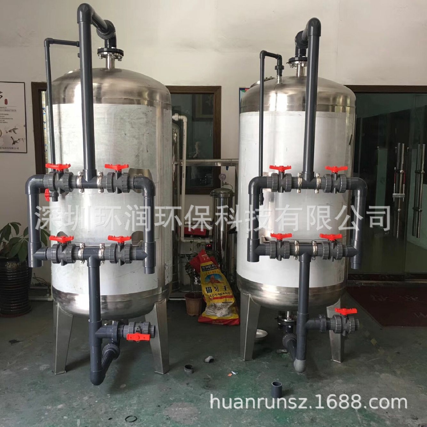 广东东莞机械过滤器不锈钢水处理石英砂活性炭过滤罐生产